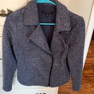 Tweed navy Banana Republic jacked size small gently worn